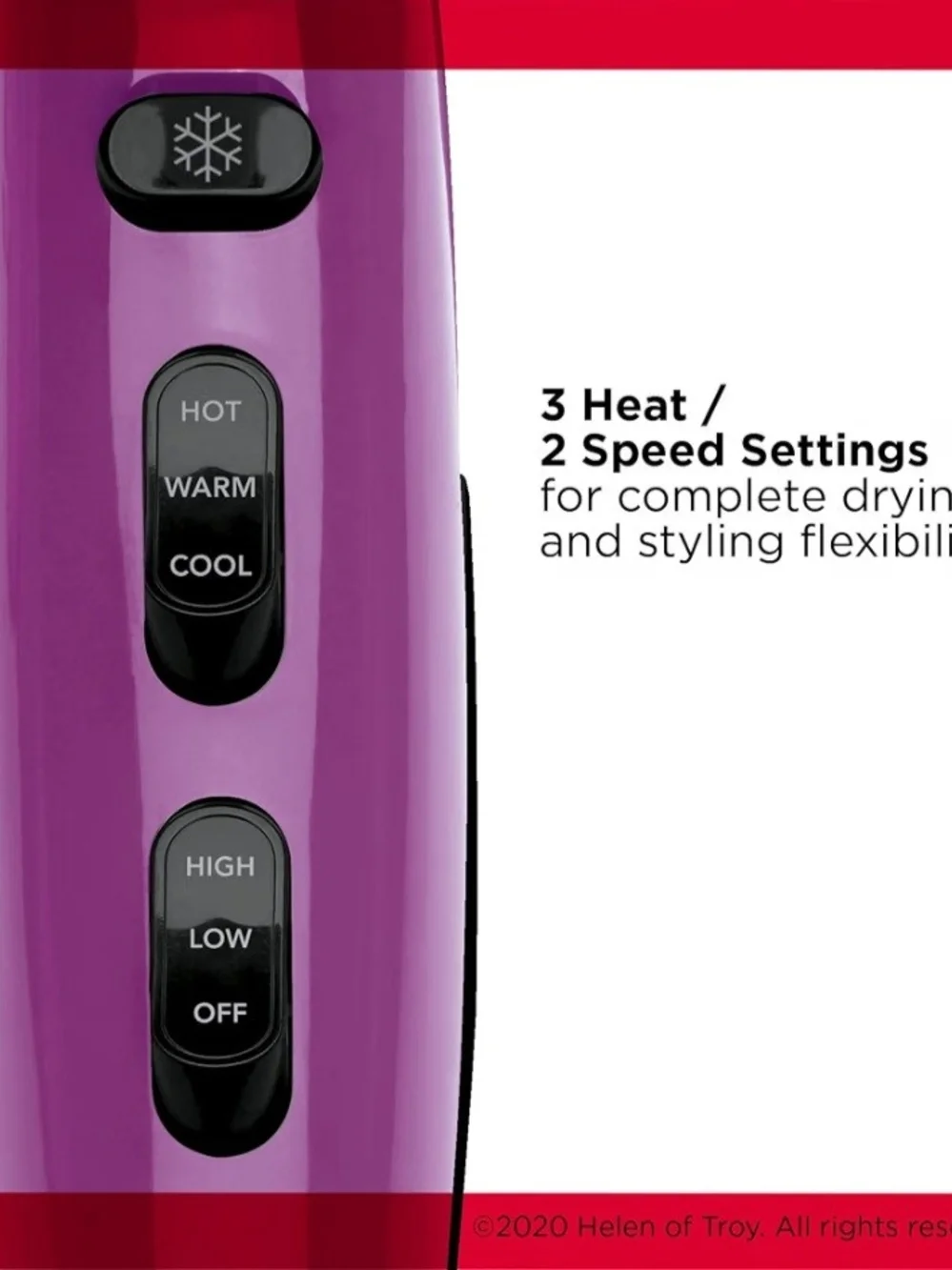 Revlon Purple Hair Dryer Nozzle Attachment